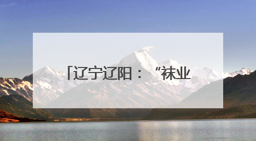 辽宁辽阳：“袜业名镇”的进阶之路